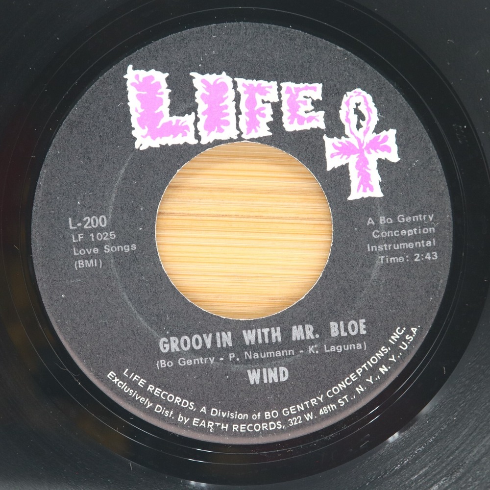 WIND - GROOVIN WITH MR. BLOE / MAKE BELIEVE -‎ ROCK 45  LIFE